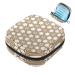 Portable women's binding-up bags menstrual cup bags feminine menstrual insert pocket for teenage girls tampons for the first period brown geometric lines multicolored 06