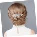 Beavorty Crystal Hair Accessories Wedding Hair Accessories Wedding Decor Hair Pin Hair Barrettes Hair Clips Rhinestone Hair Comb for Wedding Gem Bride Zinc Alloy Headgear - Buy Online on GoSupps.com