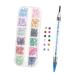 Housoutil 1 Set Dotting Tools Rhinestone for Nails Crystal Rhinestones Jewelry Kits Rhinestones Picker Flatback Rhinestones Blue Suit Color Beads Jewel Picker Gemstone Beads Charm Dot Pen
