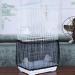 POPETPOP Bird Cage Cover Seed Catcher - Nylon Mesh Net Cover Skirt Guard in Black - Buy Online on GoSupps.com