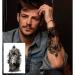 Large Wolf Temporary Tattoos - 10 Sheets | Waterproof Fake Tattoo Stickers for Men Women | Cool 3D Wolf Designs for Arm - Buy Online on GoSupps.com