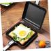 Zerodeko Double-Sided Frying Pan Tortillas Maker Bread Toaster Sandwich Maker Sandwich Griller Pancake Griddle Bread Sandwich Grill Pan Toast Maker Double Sided Pot Aluminum Alloy Bakeware - Buy Online on GoSupps.com