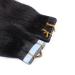 Buy 100% Remy Real Hair Tape In Extensions - #1B/Silver Ombre - 40cm - 50 Bricks - Tresse by Novon Hair Extensions - Buy Online on GoSupps.com