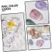 Healeved 3 Sets Nail Color Card Nail Polish Color Card Nail Polish Sample Nail Accessories Nail Gel Polish Gel for Nails Gel De Cejas Transparente Color Show Plate Female Manicure Tool 2.1x1x1cm Transparent - Buy Online on GoSupps.com