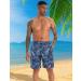 iCKER Men's Swim Shorts - Quick-Drying Beach & Board Shorts in L Blue | Summer Essentials - Buy Online on GoSupps.com
