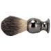 Men's Portable Stainless Steel Shaving Brush - Travel-Friendly Design | Gun Color - Buy Online on GoSupps.com