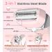 Rechargeable Electric Shaver for Women - USB Wet & Dry Razor for Legs Arms Underarms & Bikini - Buy Online on GoSupps.com