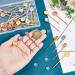 Unicraftale 30 Sets Hair Needles & Glass Cabochons - DIY Brass Hairpins & Accessories for Jewelry Production | International Shipping - Buy Online on GoSupps.com