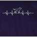 Shirtracer Women's Shirt - Heartbeat Dog 09 Purple | Perfect Gift for Dog Owners - International Shipping Available - Buy Online on GoSupps.com