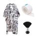 KHIRY Professional Barber Cape with Neck Dusting Brush Beauty Salon Accessories for Men and Women