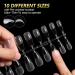 Buy AIMeili 432pcs Transparent Fake Nails - 12 Sizes Short Coffee Artificial Nail Tips for Acrylic & UV Gel Nail Art - Perfect for DIY Nail Designs - Buy Online on GoSupps.com