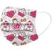 ZQP 100PCS Valentine Theme Printed Disposable_Face_Masks for Adult 3-ply Face Protection Covering with Elastic Earloop and Nose Clip for Outdoor Comfortable & High Filtration &Ventilation - Buy Online on GoSupps.com