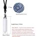 YATOJUZI Clear Quartz Healing Crystal Necklace - Adjustable Hexagonal Point Pendant for Reiki Energy - Natural Gemstone Jewelry for Women and Men - Buy Online on GoSupps.com