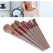 Makeup Brush Set Flat Concealer Brush Low Absorption Skin Friendly with Storage Bag for Daily Use - Buy Online on GoSupps.com