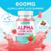 Alpha Lipoic Acid Gummies 600mg - High Absorption ALA Supplement for Antioxidant Support Vegan Sugar-Free Raspberry Flavor 60 Count 60 Count (Pack of 1) - Buy Online on GoSupps.com
