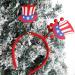hgnxa 4th July Hair Hoop Headwear for Independence Day Headband American Head Boppers American Theme Independence Day - Buy Online on GoSupps.com