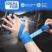 Anjocare Self-Adhesive Bandage Wrap - 8 Pack | Cohesive & Breathable First Aid Bandages for Sports Injuries Wrist Sprains and Pet Care (2.5cm x 4.5m) - Blue - Buy Online on GoSupps.com