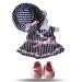 Build Your Bears Wardrobe Teddy Bear Clothes Checked Dress Hat + Shoes fits Build a Bear