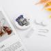 Peacock Spider Skull Contact Lens Case | Cute Portable Travel Kit with Mirror - Perfect for Daily Outdoor Use - Buy Online on GoSupps.com