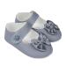 Early Days Baypods Baby Shoes for Girls Soft Soled Pre Walker Shoes Soft Faux Leather Baby Shoes Made in England 1 UK Child Grey