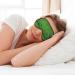 Premium Green Snakeskin Sleep Mask Eye Cover - Reusable Soft Blackout for Travel & Better Sleep | Perfect Gift for Men & Women - Buy Online on GoSupps.com
