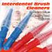 UEETEK Dental Orthodontic Interdental Toothpick Brush Kit - 25pcs Blue 2.5mm & 25pcs Red 3.0mm - Oral Care Essentials - Buy Online on GoSupps.com