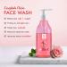 NUTRIGLOW Natural English Rose Facewash - 300ml | Natural Ingredients for Radiant Skin & Deep Cleansing - Buy Online on GoSupps.com