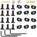 Ficero 12 PCS Mlok Screws and Nuts Replacement Sets - M-Lok Rail Mount Accessories with Allen Wrench - Buy Online on GoSupps.com