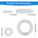 Set of 12 Silver Acupressure Rings - Anti-Stress Massage Rings for Fingers & Wrist - Enhance Blood Circulation & Reduce Stress - Buy Online on GoSupps.com