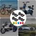4 Pcs of Bicycle Clips with 5 Pcs Luminous Valve Covers Bicycle Light Holder Fixed Frame Walking Stick Holder Wheelchair Accessories - Buy Online on GoSupps.com