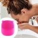 Waterproof Skin Exfoliator Brush Silicone Face Scrubber Electric Face Brush Facial Cleansing Brush Skin Exfoliator with Penguin Shape Design for Skin Care Accessories Red - Buy Online on GoSupps.com