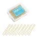 Hoyols U-shaped hairpins blonde U-shape bobby needles metal curved curled corrugated hairpin for bun women girls handles hairstyle hairstyle thick hair 100 pieces 6cm (blond) 1 piece (100 packBlonde