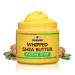 AKWAABA Whipped Shea Butter (Passion Fruit) 12 oz - Body & Hair Moisturizer - With Raw Shea Butter from Ghana - Rich Vitamins A and E - Natural Yellow