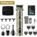 Bestauty 6 in 1 Beard Trimmer Kit for Men - Professional Hair Clipper with T-Blade, Cordless & Rechargeable - Ideal for Nose, Body & Facial Grooming - LED Display & Zero Gapped Design - Golden - Buy Online on GoSupps.com