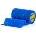 24 Rolls SPORTTAPE Self-Adhesive Football Sock Tape | 7.5cm x 4.5m - Blue | Cohesive Bandage - Pet & Vet Wrap for Dogs & Horses | Compression Bandage Shin Pad Tape Football Ankle Tape Blue 7.5x450 cm (Pack of 24)
