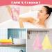 Windspeed 2Pcs African Body Exfoliating Net | Long Deep Cleaning Bath Sponge | Skin Smoother for Women Men | Shower Stocking Stuffer (80x30cm) | Yellow Pink - Buy Online on GoSupps.com