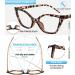 MARE AZZURO Cat Eye Reading Glasses Women Retro Cute Readers - Brown 1.75 x Magnification - Buy Online on GoSupps.com