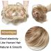 Messy Bun Hair Piece for Women Messy Bun Hair Piece Fluffy Wavy Scrunchies Synthetic Curly Chignon Ponytail Hair Extensions Elastic Thick Updo Hairpieces for Women Fake Hair Accessories for Women Gi 27T613 - Buy Online on GoSupps.com
