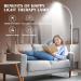 Happy Light Therapy lamp 11000 Lux LED UV-Free Sunlight lamp Full Spectrum Happy Therapy lamp with 10 Adjustable Brightness Levels 2 in 1 Retractable Floor Sad Lamp (White) White-1 - Buy Online on GoSupps.com