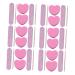 minkissy 20 Sets Nail Kit Multi Function Tool Mulitool Tools Nail File Nail Art Files Pedicure Polishing File 3 Piece Set Crystal Stick Three Piece Suit Toolkit Plastic 9.00X1.80X0.20CM As Shown