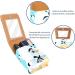 Seagull Beach Lip Gloss Holder & Portable Makeup Bag - Stylish Lipstick Organizer Case for Travel | Multicolored | 9.5x2x7 cm - Buy Online on GoSupps.com