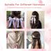 5PC Silky Satin Hair Bows Hair Clip Ribbon Ponytail Holder Accessories Black Bow Hair Clip Hair Bows for Women(Black/Red/Purple/Pink/White) - Buy Online on GoSupps.com