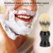 Natudeco Men's Shaving Brush - Premium Beard & Facial Cleaning Brush with Black Drip Stand | Ideal for Wet Shaving & Hairdressing Tools - Buy Online on GoSupps.com
