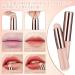 2pcs Silicone Makeup Brushes Set - Lip & Concealer Applicators for Perfect Blending | Dust Cap Included - Buy Online on GoSupps.com