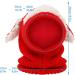 Baby Balaclava Kids Winter Hat Scarf with Double Pom Pom Design - E-Red - Buy Online on GoSupps.com