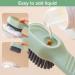 2 in 1 Multifunction Cleaning Brush Cleaning Brush with Soap Dispenser Shoe Washing Tool Shoe Scrubber Football Boot Cleaner(2pcs*white) - Buy Online on GoSupps.com