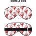 Bloody Handprints Soft Eye Mask | Sleep Mask for Men & Women | Travel Comfort & Relaxation - Buy Online on GoSupps.com