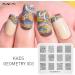 KADS 5pcs Nail Stamp Plates Set - Unique Irregular Geometry Patterns for Nails Art Stamping - Buy Online on GoSupps.com