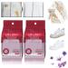 Stain Removal Wet Wipes Clothes Stain Removal Wipes Emergency Stain Rescue Stain Remover Wipes Stain Remover Wet Wipes for Laundry Stain Remover For Clothes Laundry Wipes (2Bag)