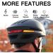 Asievie Bike Helmet with Bluetooth, Smart Bike Helmet for Adults - Black - Large -  - Buy Online on GoSupps.com
